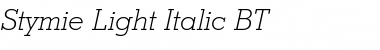 Download Stymie Light Italic Font