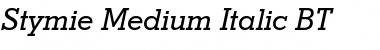 Download Stymie Medium Italic Font