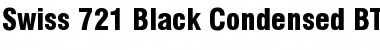 Download Swis721 BlkCn BT Black Font