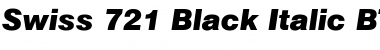 Download Swis721 Blk BT Black Italic Font