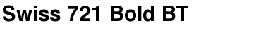 Download Swis721 BT Bold Font