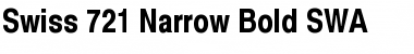 Download Swiss 721 Narrow SWA Bold Font