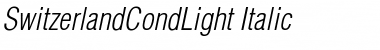 Download SwitzerlandCondLight Italic Font