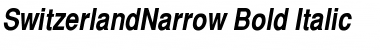 Download SwitzerlandNarrow Bold Italic Font
