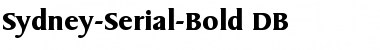 Download Sydney-Serial DB Bold Font
