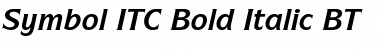 Download SymbolITC Bk BT Bold Italic Font
