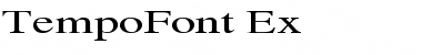 Download TempoFont Ex Regular Font
