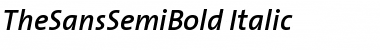 Download TheSansSemiBold Italic Font