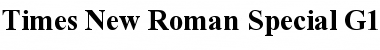 Download Times New Roman Special G1 Font