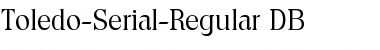 Download Toledo-Serial DB Regular Font