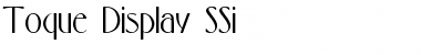 Download Toque Display SSi Regular Font