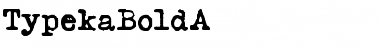 Download TypekaBoldA Font Download TypekaBoldA Font