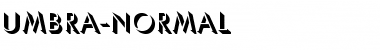 Download Umbra-Normal Font