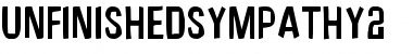 Download UnfinishedSympathy2 Regular Font