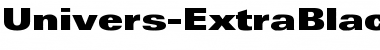 Download Univers-ExtraBlackExt Regular Font