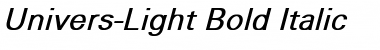 Download Univers-Light Bold Italic Font
