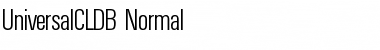 Download UniversalCLDB Normal Font