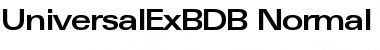 Download UniversalExBDB Normal Font