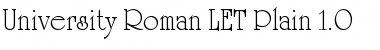 Download University Roman LET Plain Font