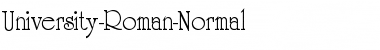 Download University-Roman-Normal Regular Font