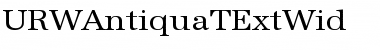 Download URWAntiquaTExtWid Regular Font