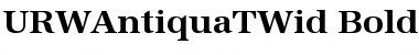 Download URWAntiquaTWid Bold Font