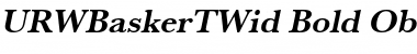Download URWBaskerTWid Bold Oblique Font