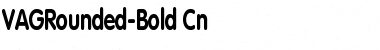Download VAGRounded-Bold Cn Font