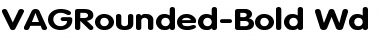 Download VAGRounded-Bold Wd Regular Font