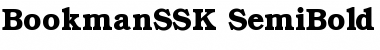 Download BookmanSSK SemiBold Font