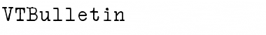 Download VTBulletin Font