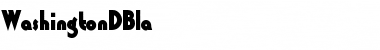 Download WashingtonDBla Font