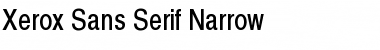 Download Xerox Sans Serif Narrow Regular Font