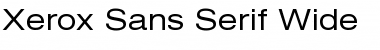 Download Xerox Sans Serif Wide Regular Font