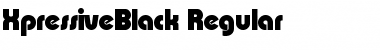 Download XpressiveBlack Regular Font