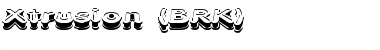 Download Xtrusion (BRK) Font