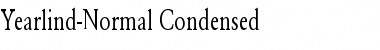Download Yearlind-Normal Condensed Font