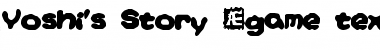 Download Yoshi's Story (game text) (BRK) Regular Font