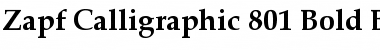 Download ZapfCalligr BT Bold Font