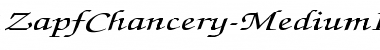 Download ZapfChancery-MediumItalic Ex Regular Font