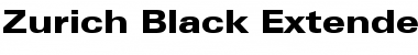 Download Zurich Black Font