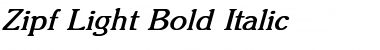 Download Zipf Light Bold Italic Font