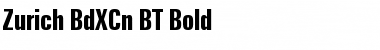 Download Zurich BdXCn BT Bold Font