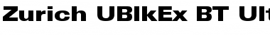 Download Zurich UBlkEx BT Ultra Black Font