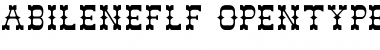 Download AbileneFLF Font