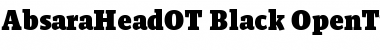Download AbsaraHeadOT Font Download AbsaraHeadOT Font