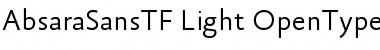 Download AbsaraSansTF-Light Font Download AbsaraSansTF-Light Font