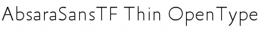 Download AbsaraSansTF-Thin Font Download AbsaraSansTF-Thin Font
