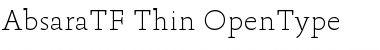 Download Absara TF Thin Font Download Absara TF Thin Font