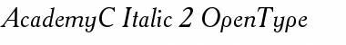 Download AcademyC Italic Font